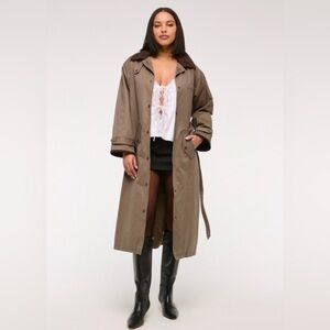 NWT Abercrombie Trench Coat
